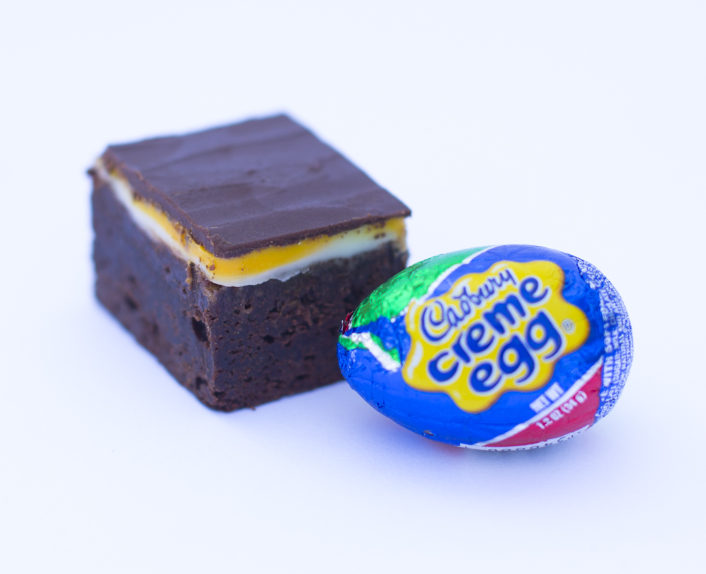 Cadbury Creme Egg Brownies