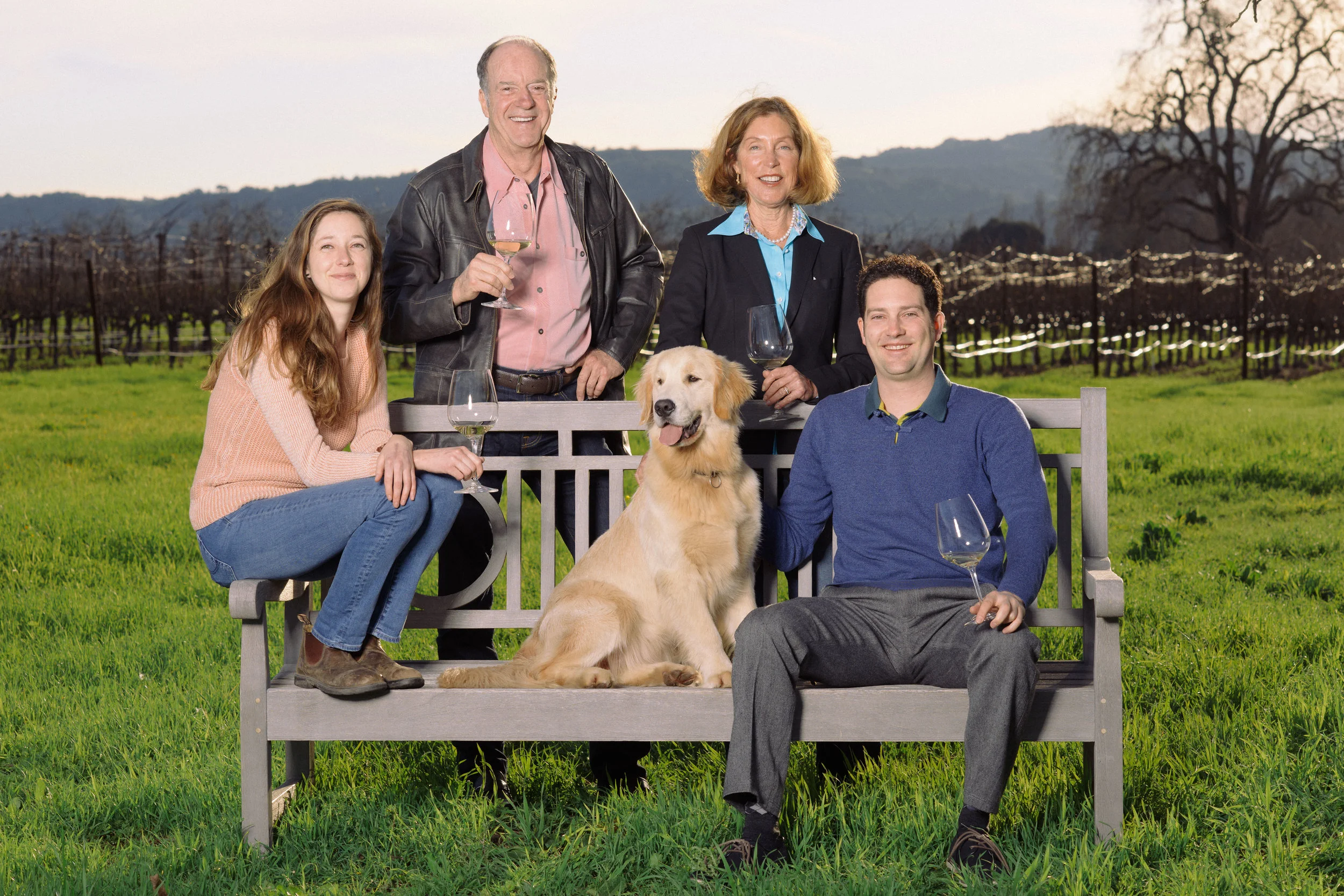 Hailey, John, Janet, and Loren Trefethen Photo by: Adrian Gregorutii