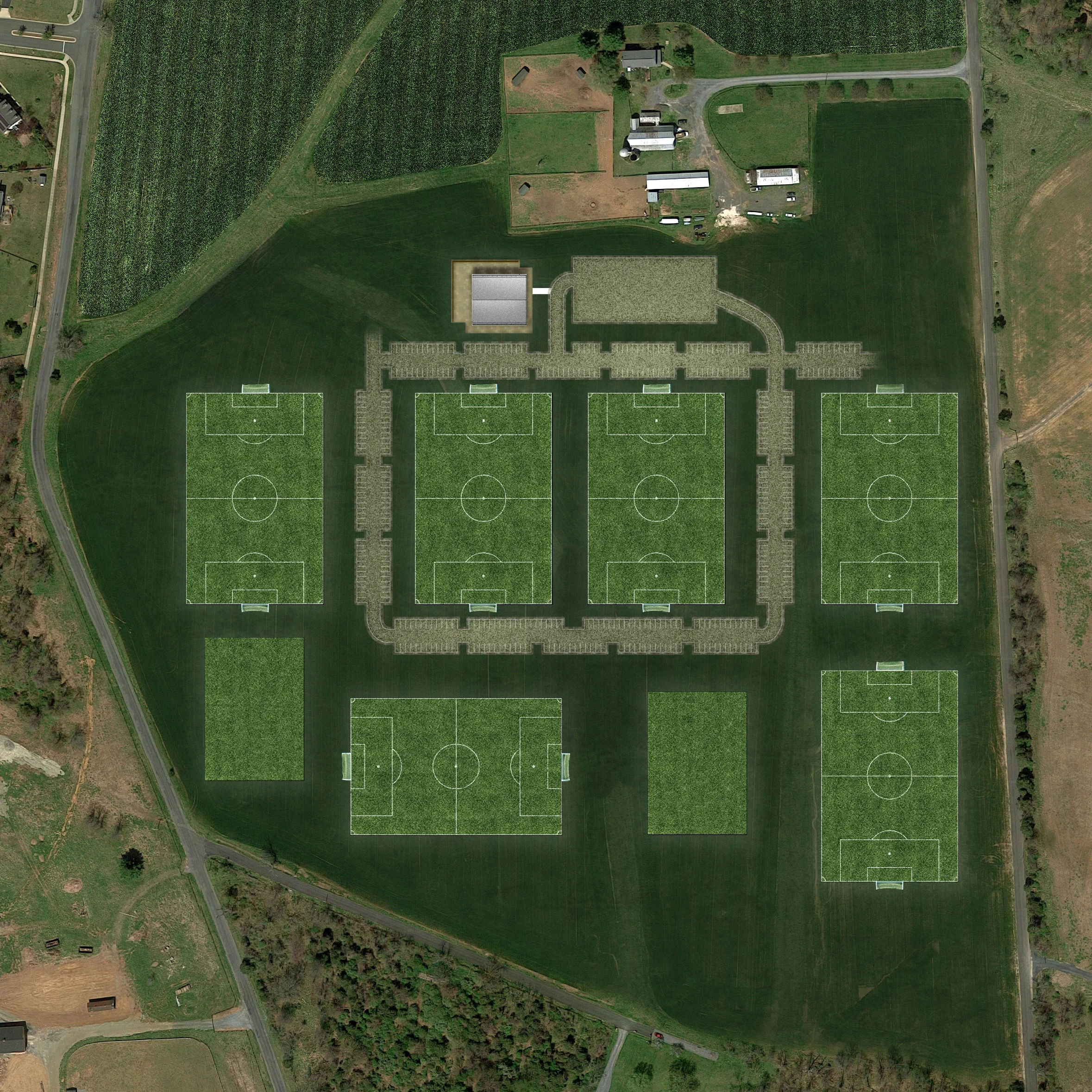 Final site plan for the complex