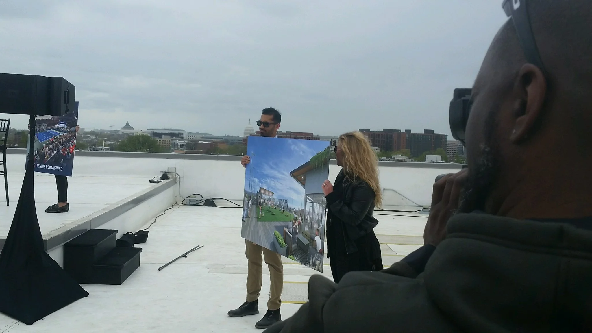 Formal announcement of popup court on the roof of Union Market