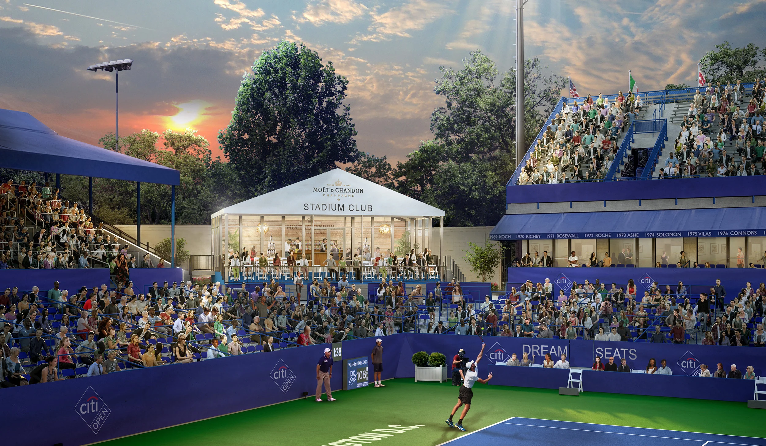 final rendering - VIP tent section