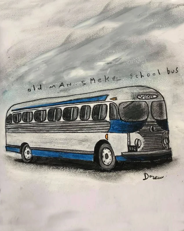 Old Man Smekel Old man Smekel ran a tight ship with the local school bus service in Southport. His buses ran, but only just. Our school bus was always chock-a-block. If it was a hot day there was one particular hill on Heeb Street the bus struggled to get up. Bussie would tell all us kids to get out at the bottom of the hill and walk up, while he’d drive the bus up and meet us at the top. Then we’d all pile back in and continue the sweat box journey
