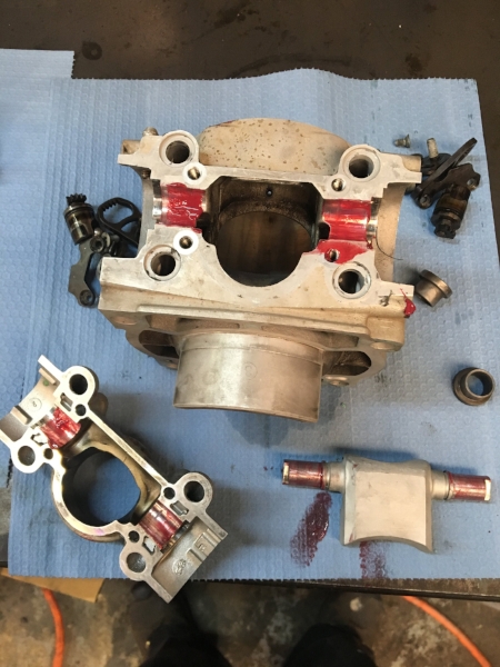 Step 4: Clean and prep motor parts for re-assembly