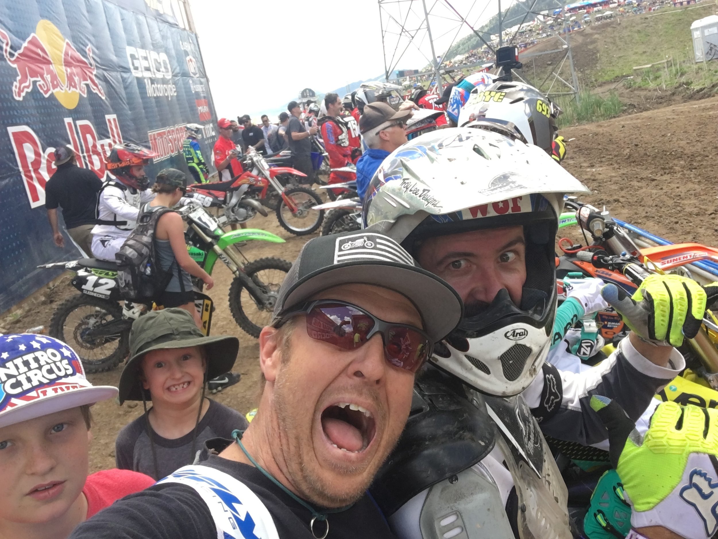 Newbold and I before the gate drop!