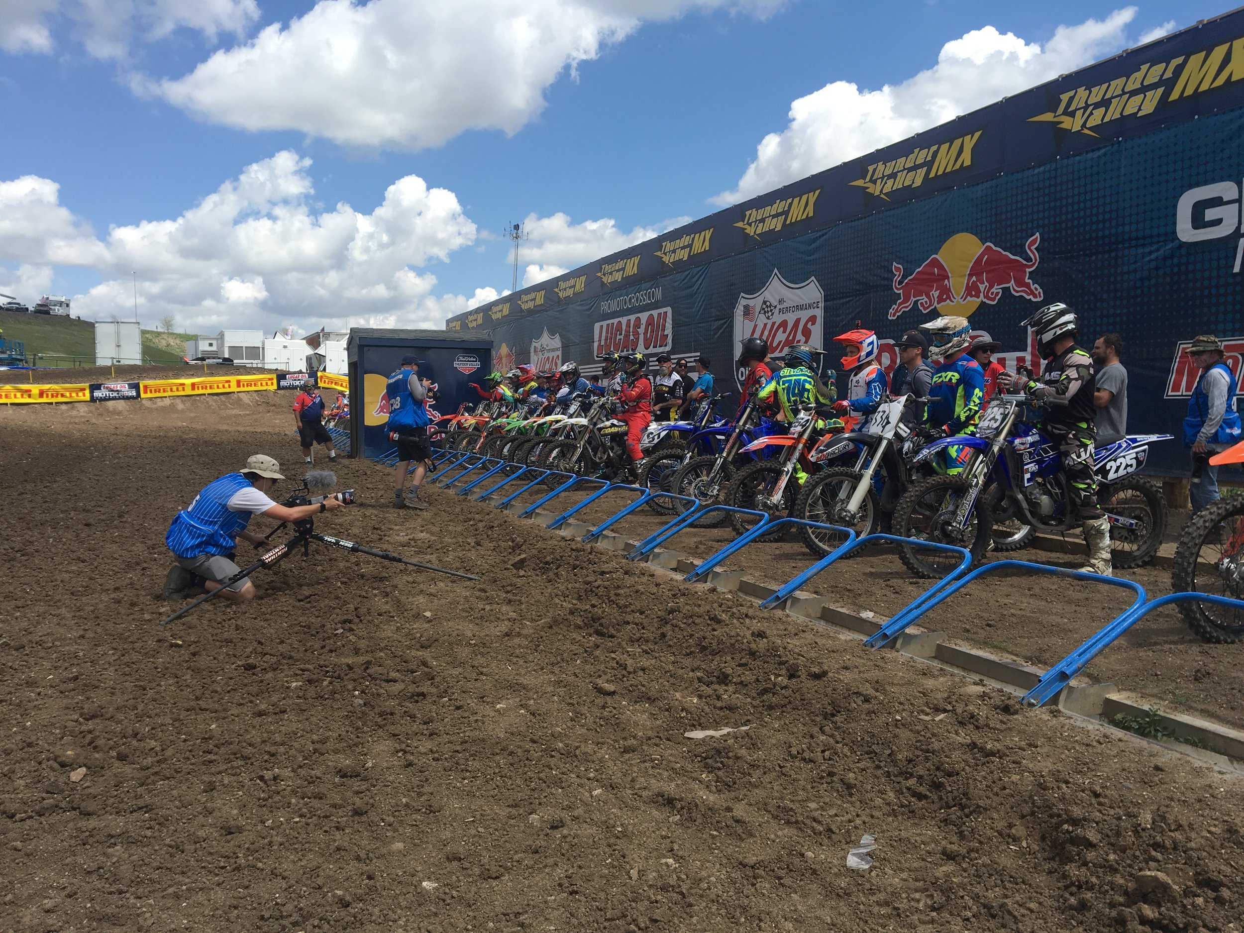 Starting gate for the 125 Dream Race!