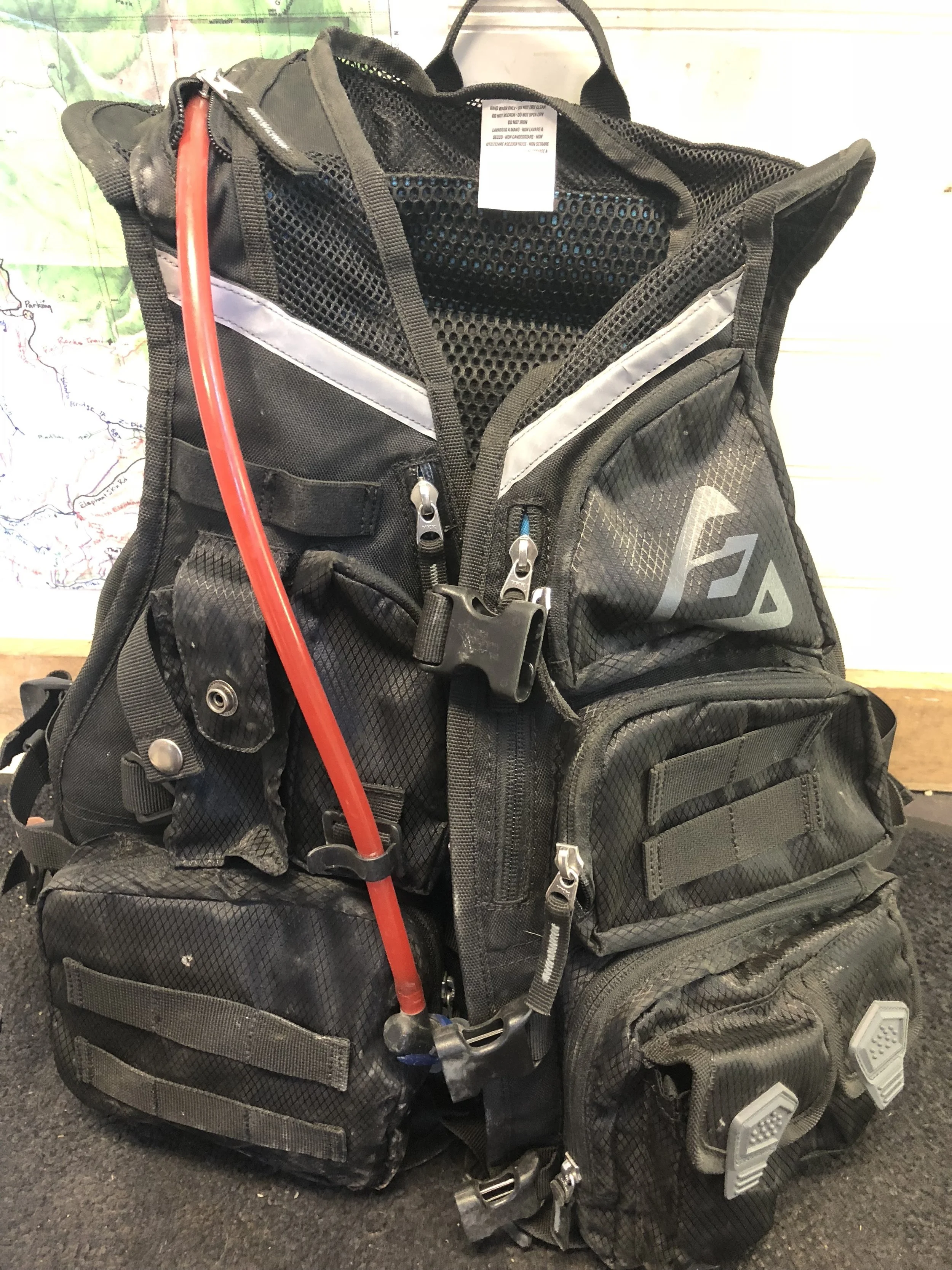 My vest, all packed up!