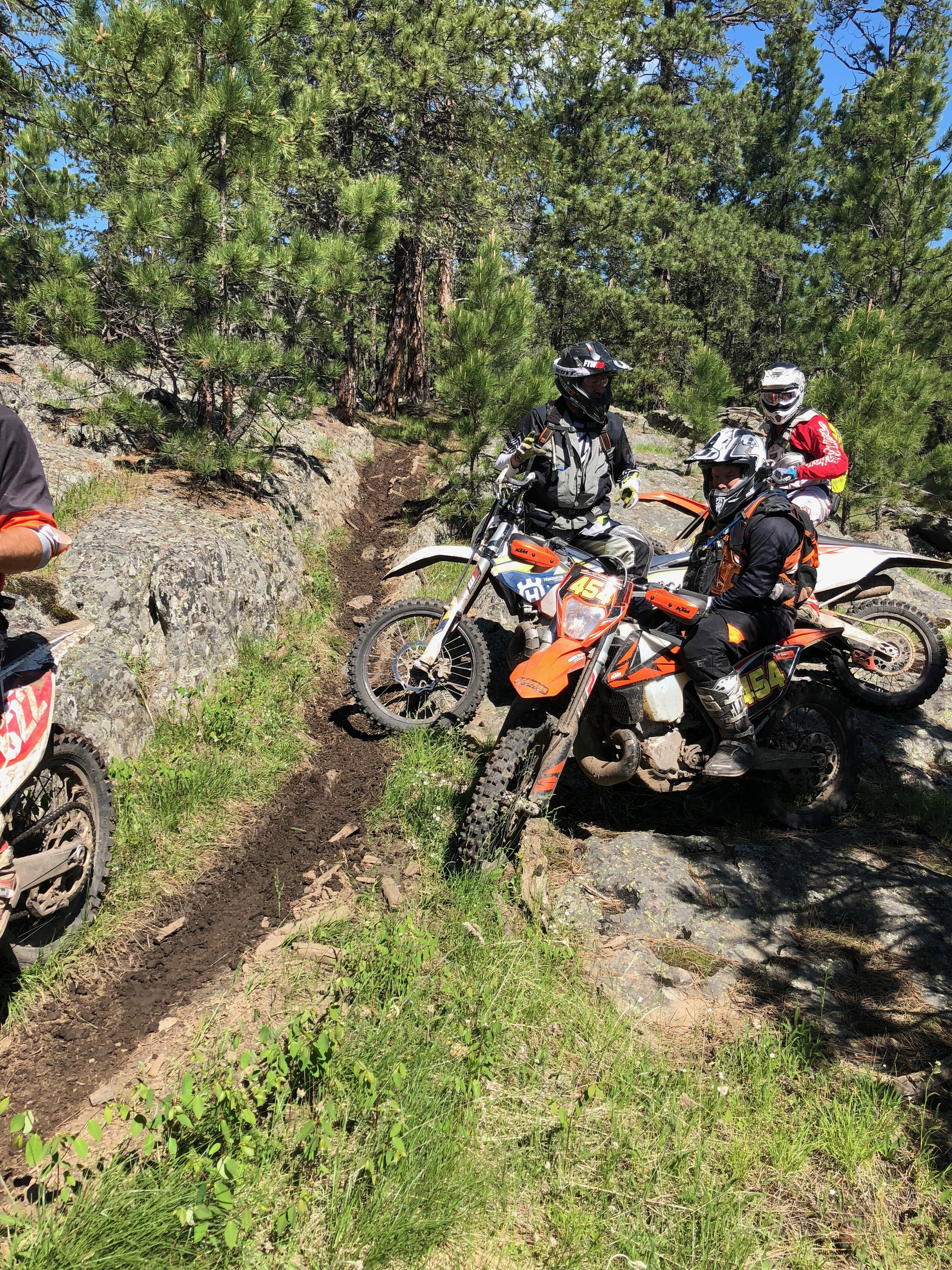 single track dirt bike trails