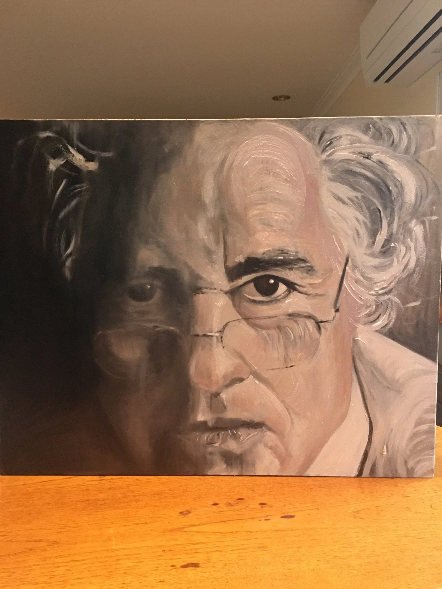  Work in progress  oils on canvas  