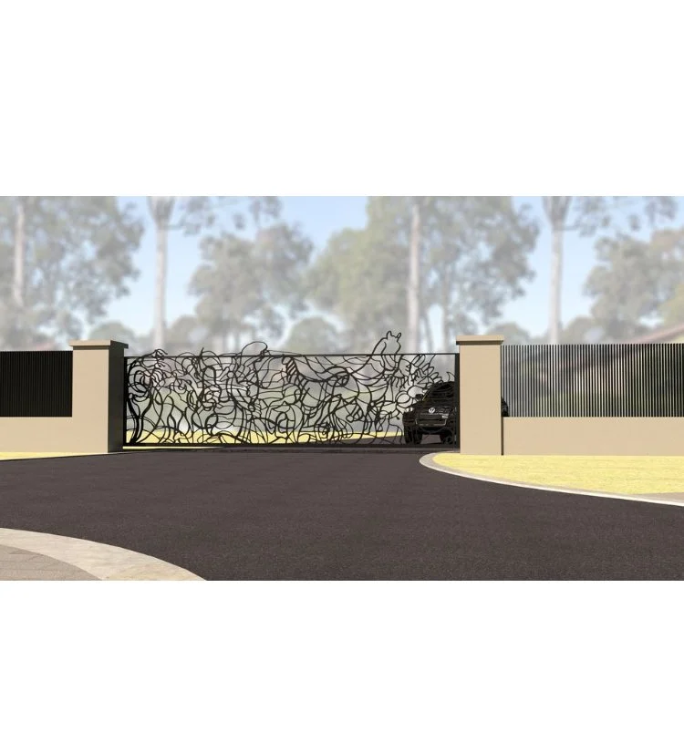 Entry gate 2025 - render by Big Spoon