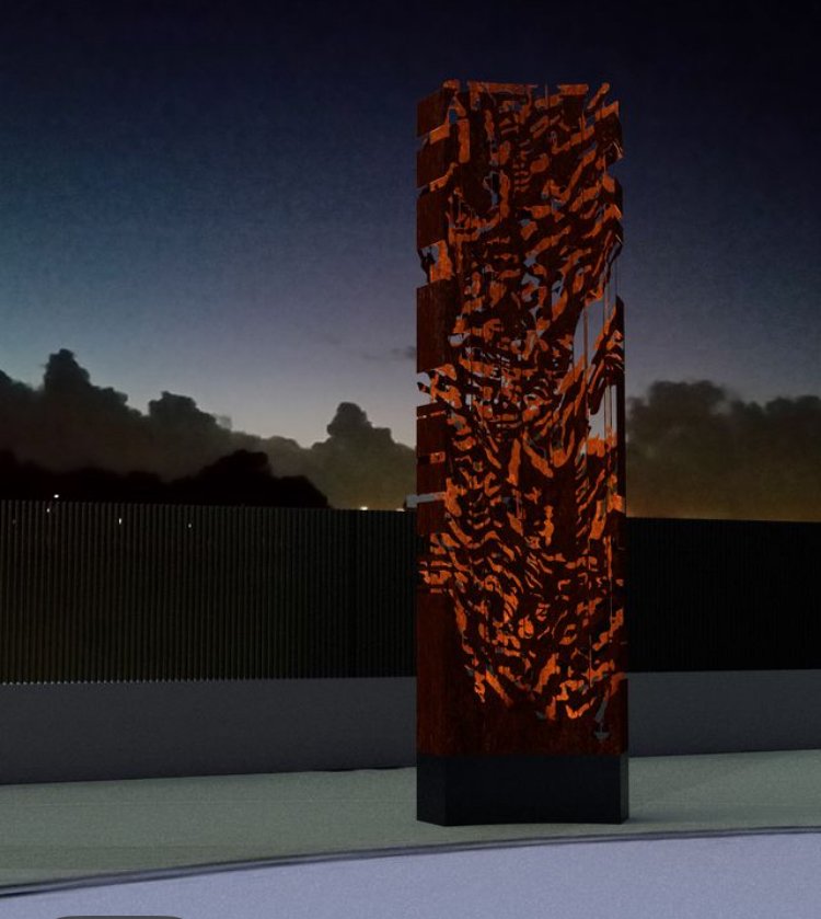 Concept for Lifestyle Village marri entrance structure-  Renders by Big Spoon