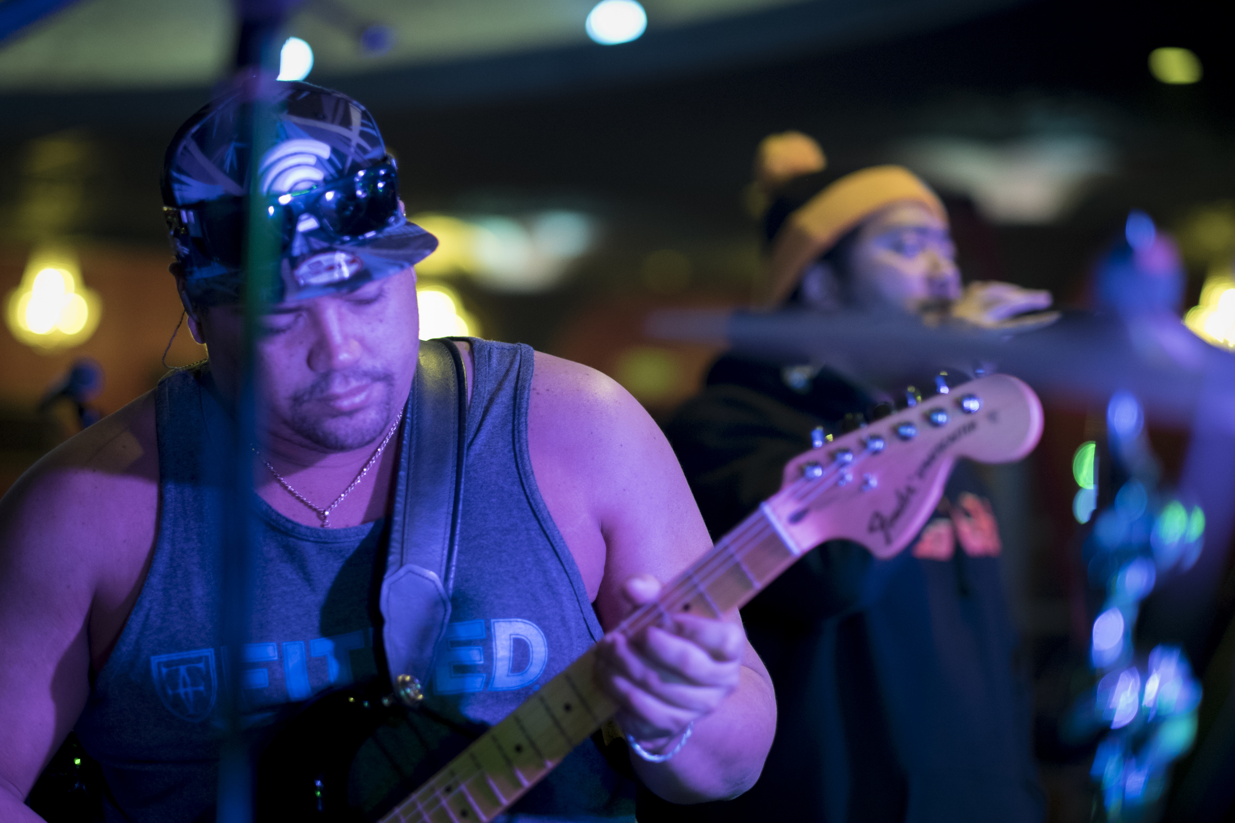 JP Kennedy and J Boog during soundcheck.