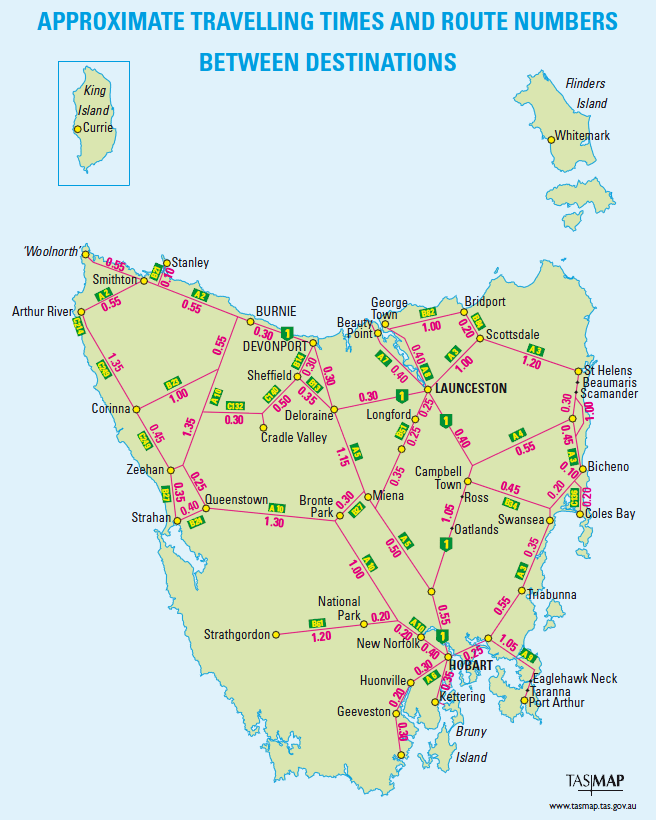 Tasmania- Rutas, tiempos de conducir - Australia - Viajar a Tasmania: que ver, alojamientos y clima - Australia - Foro Oceanía