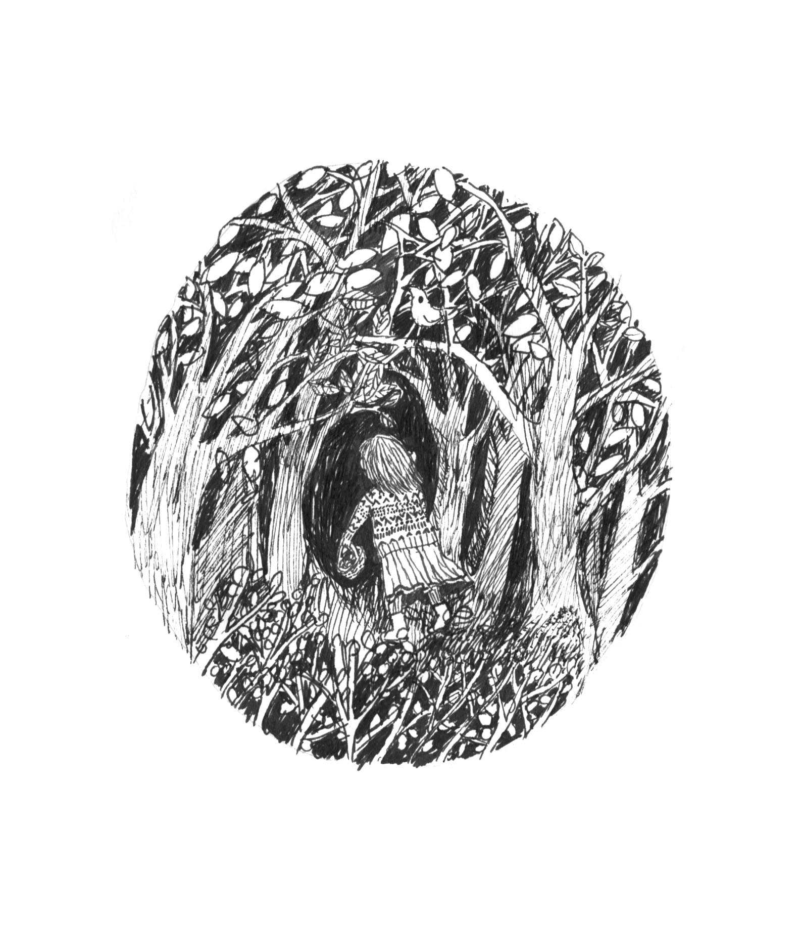 Forrest, 10 x 10 cm, 2016