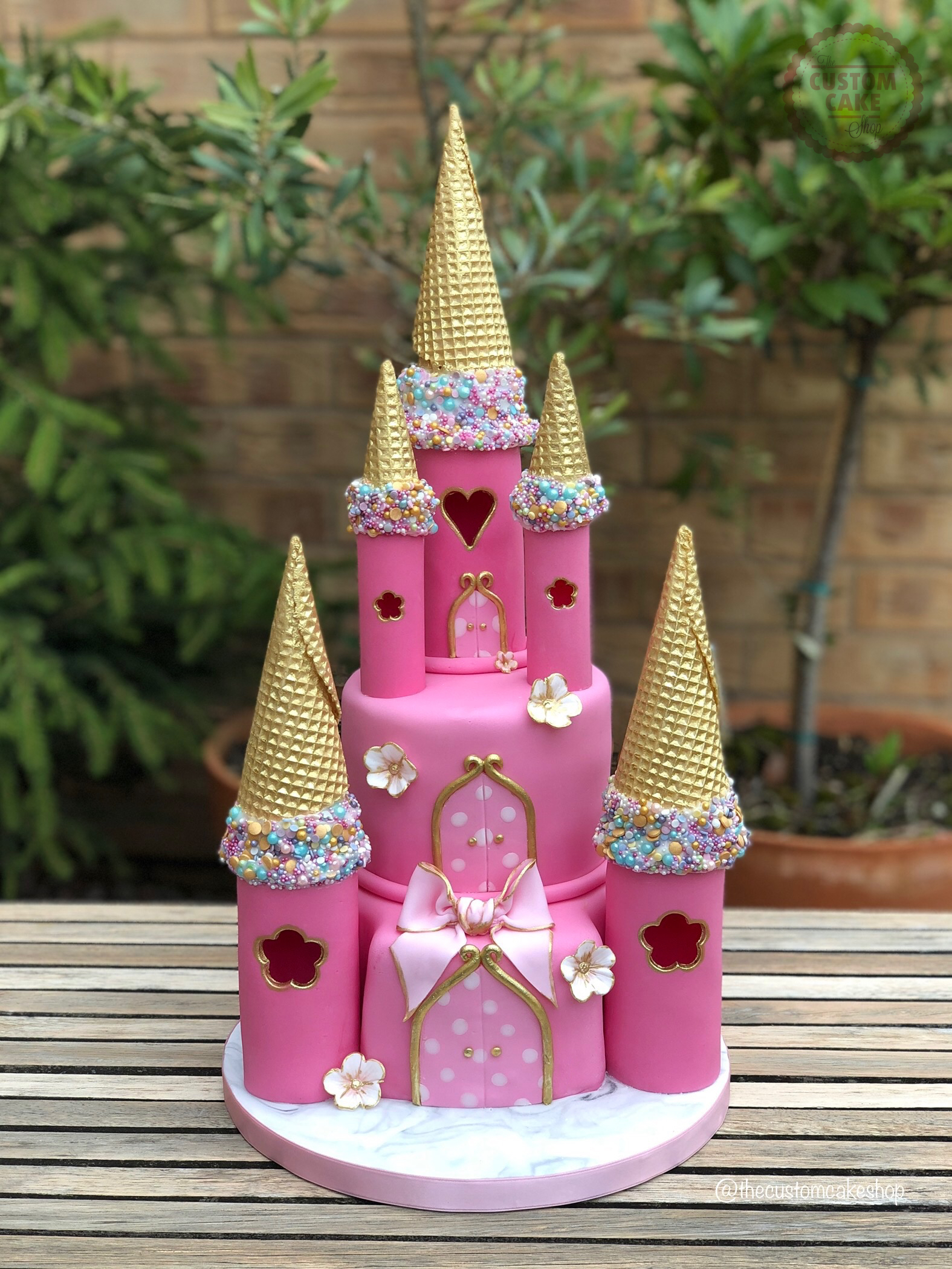 Fairytale Castle Princess Birthday Cake