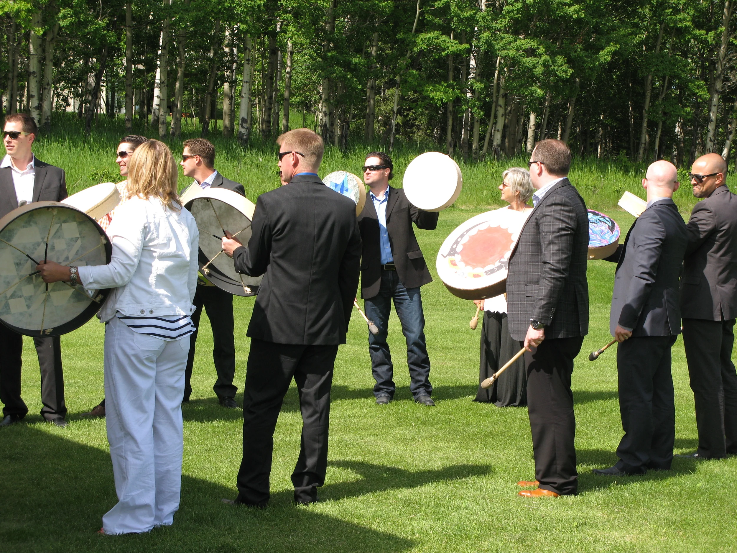 drumming them out