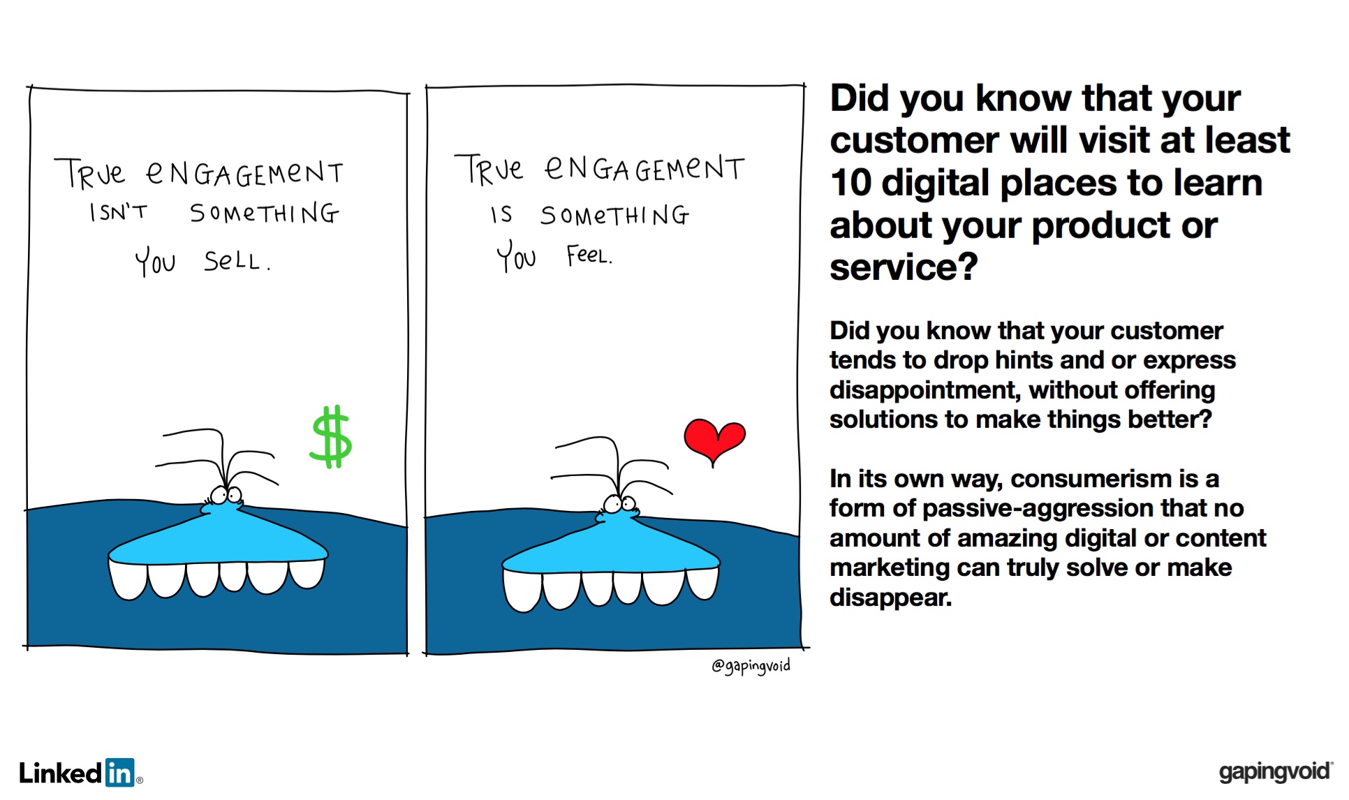 @LinkedIn & @gapingvoid