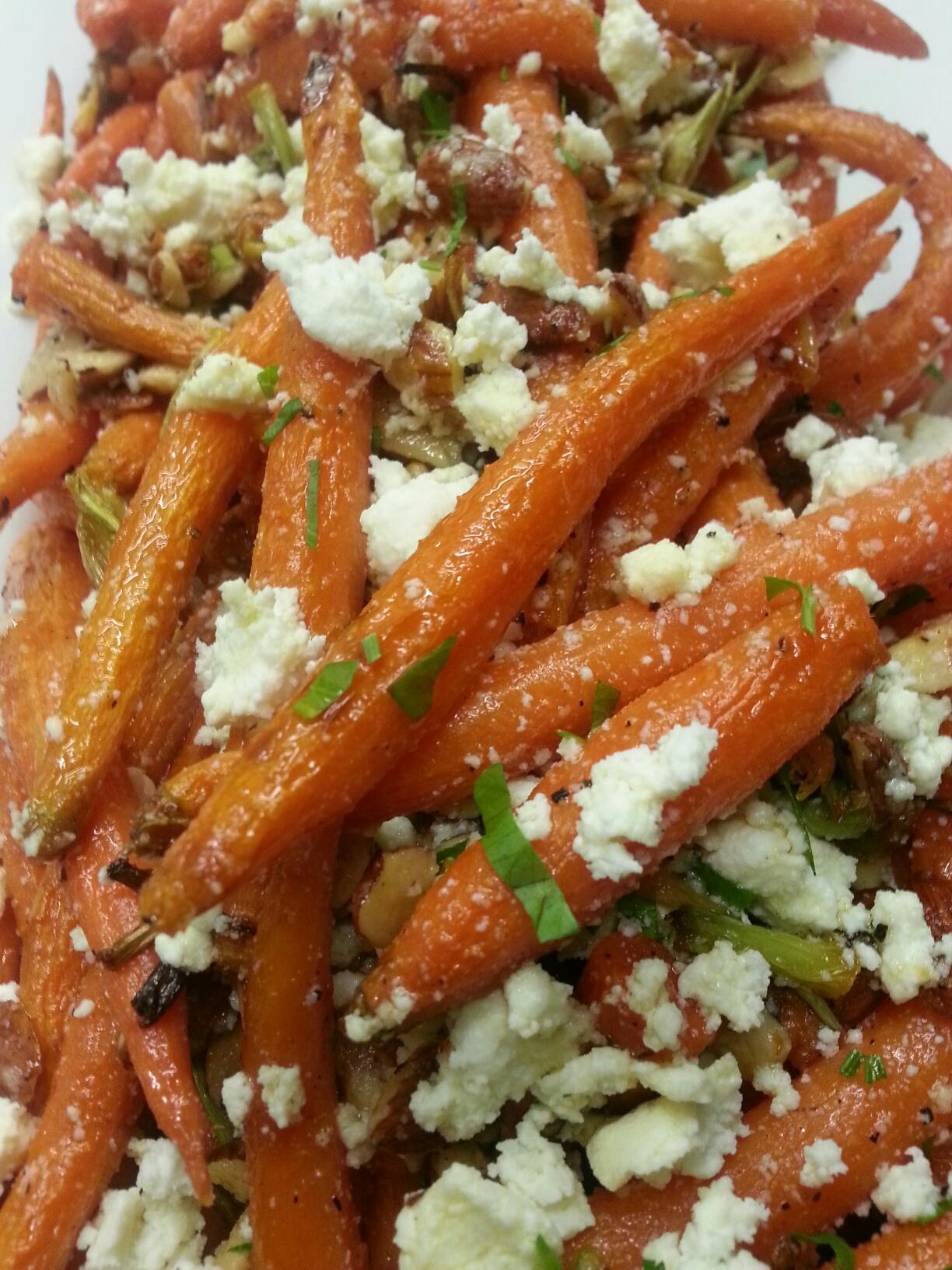 Roasted Carrots with Ricotta Salata