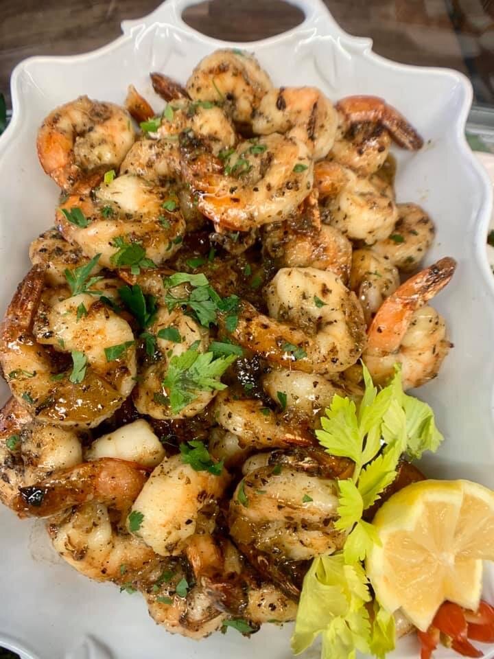 Sicilian lemon shrimp