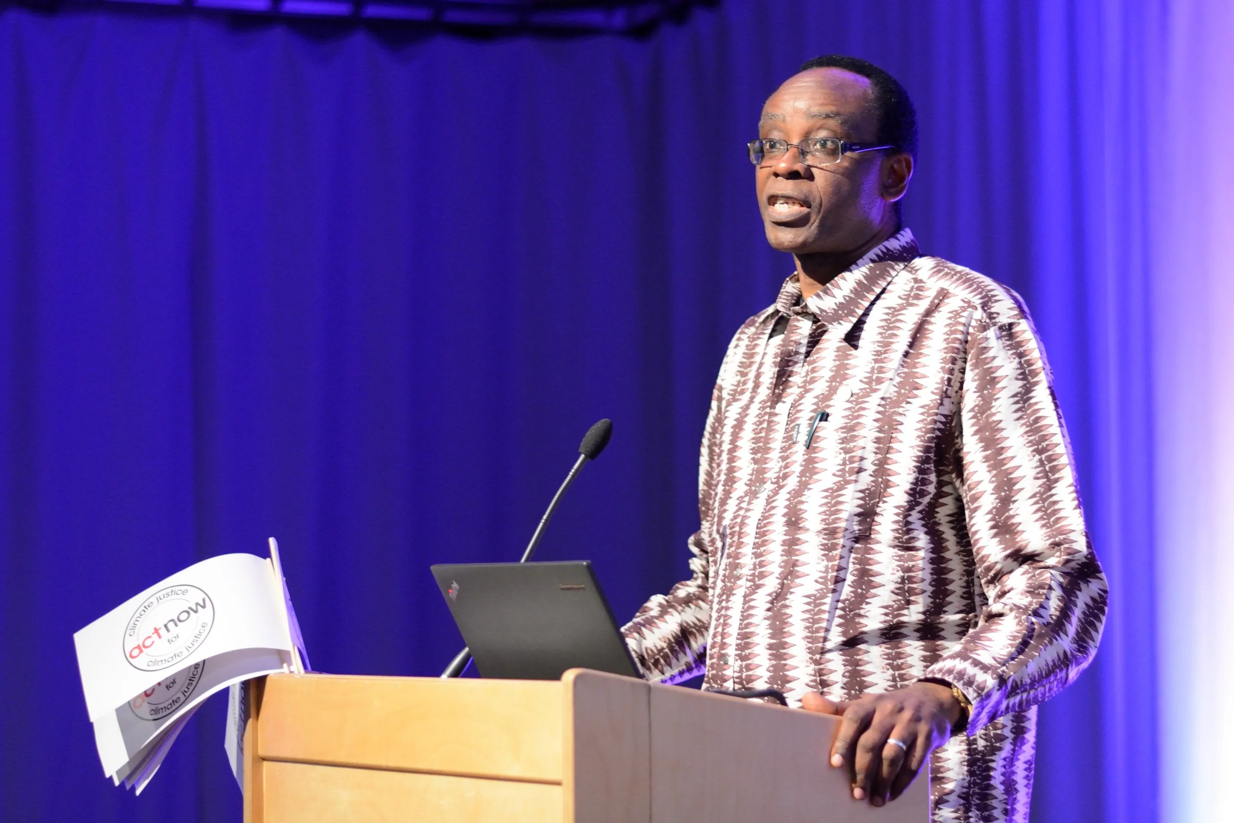 Nnimmo Bassey: Ordförande för Environmental RIghts Action, Nigeria & vinnare av Right Livelihood Award 2010.