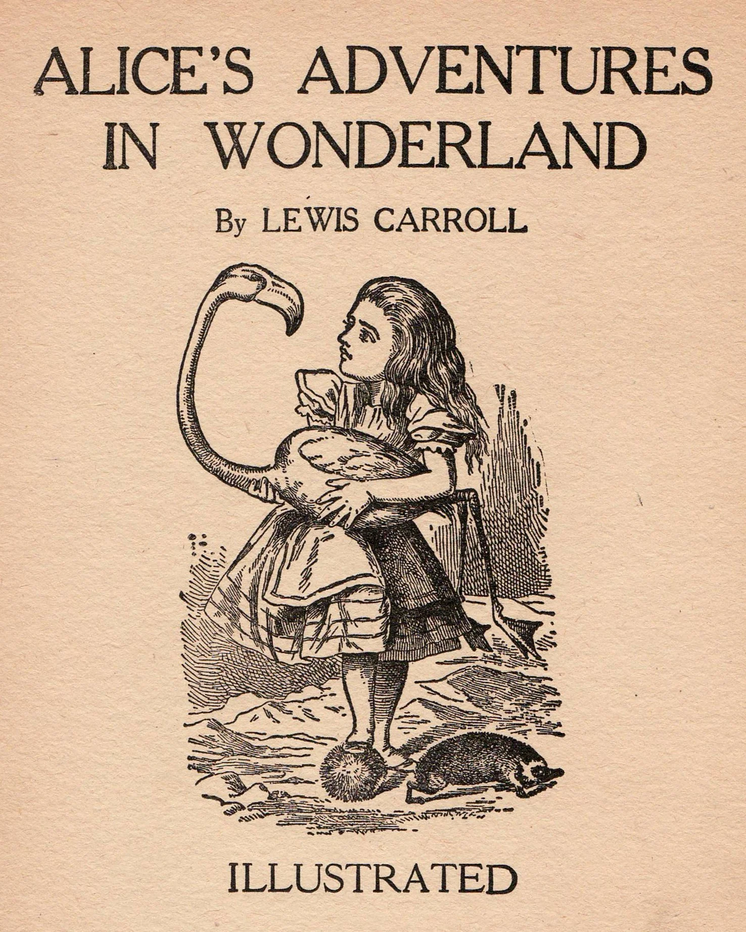 il frontespizio della prima edizione di Alice illustrata da John Teniel