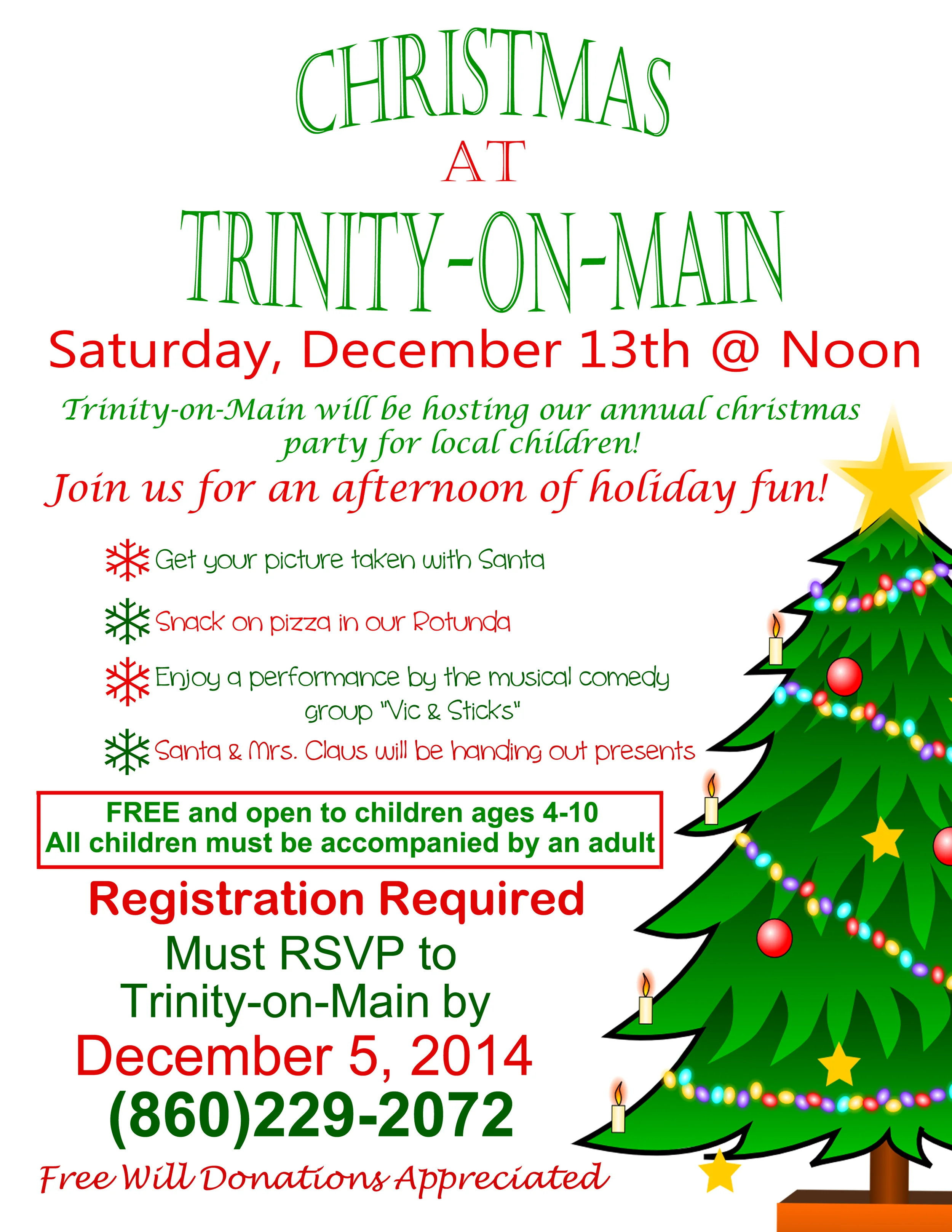 Kids Christmas Party at T-o-M!