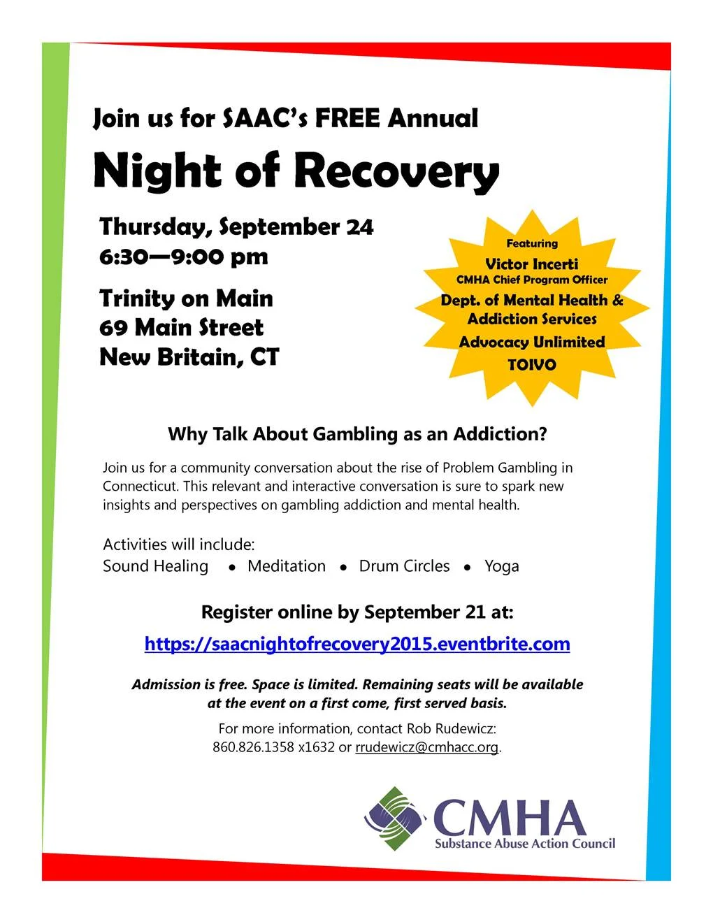 SAAC's Night of Recovery