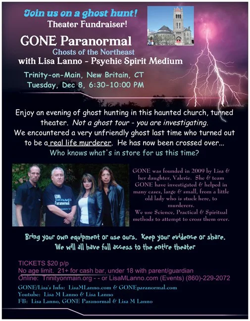 Paranormal Investigation with Lisa Lanno
