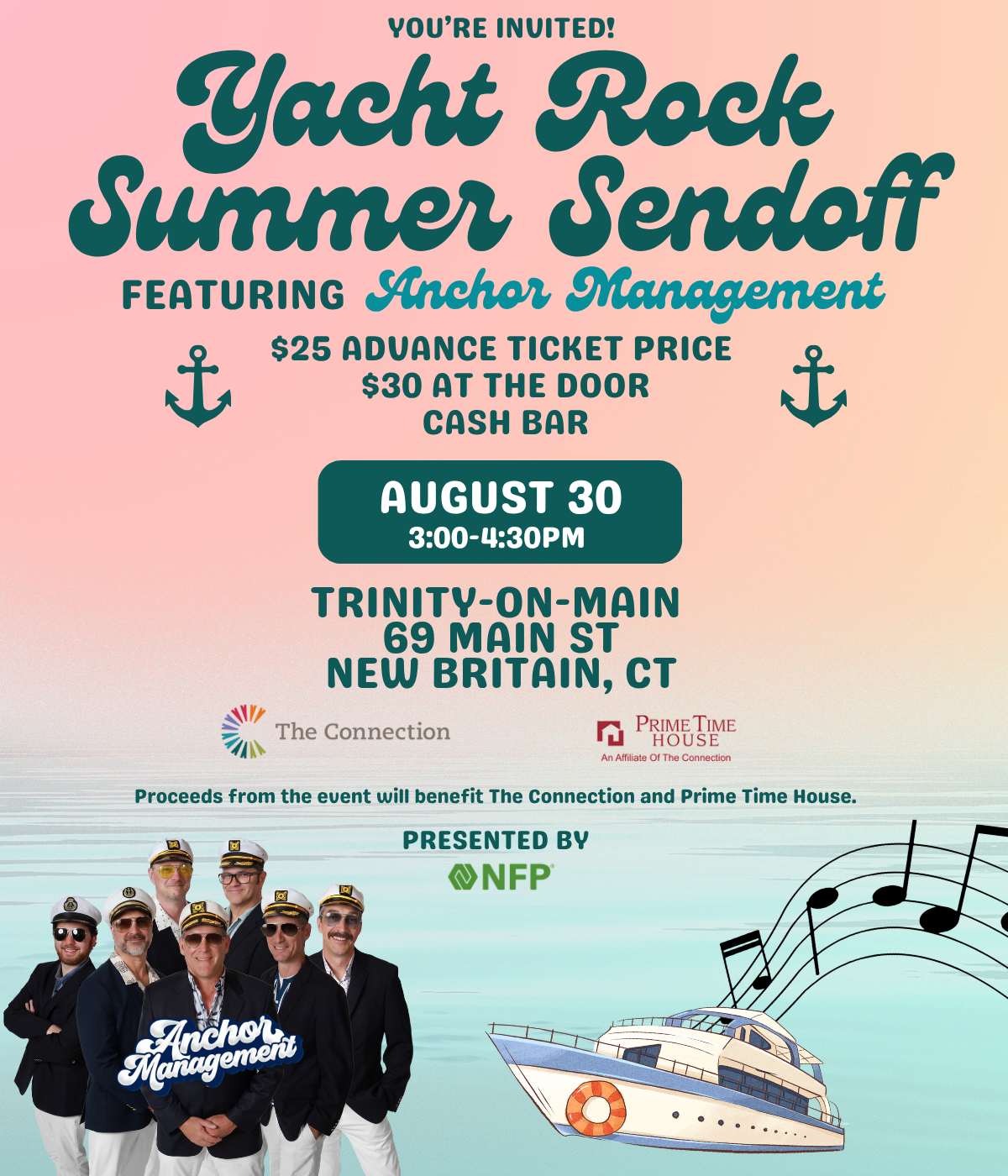 Yacht Rock Summer Sendoff featuring "Anchor Management"