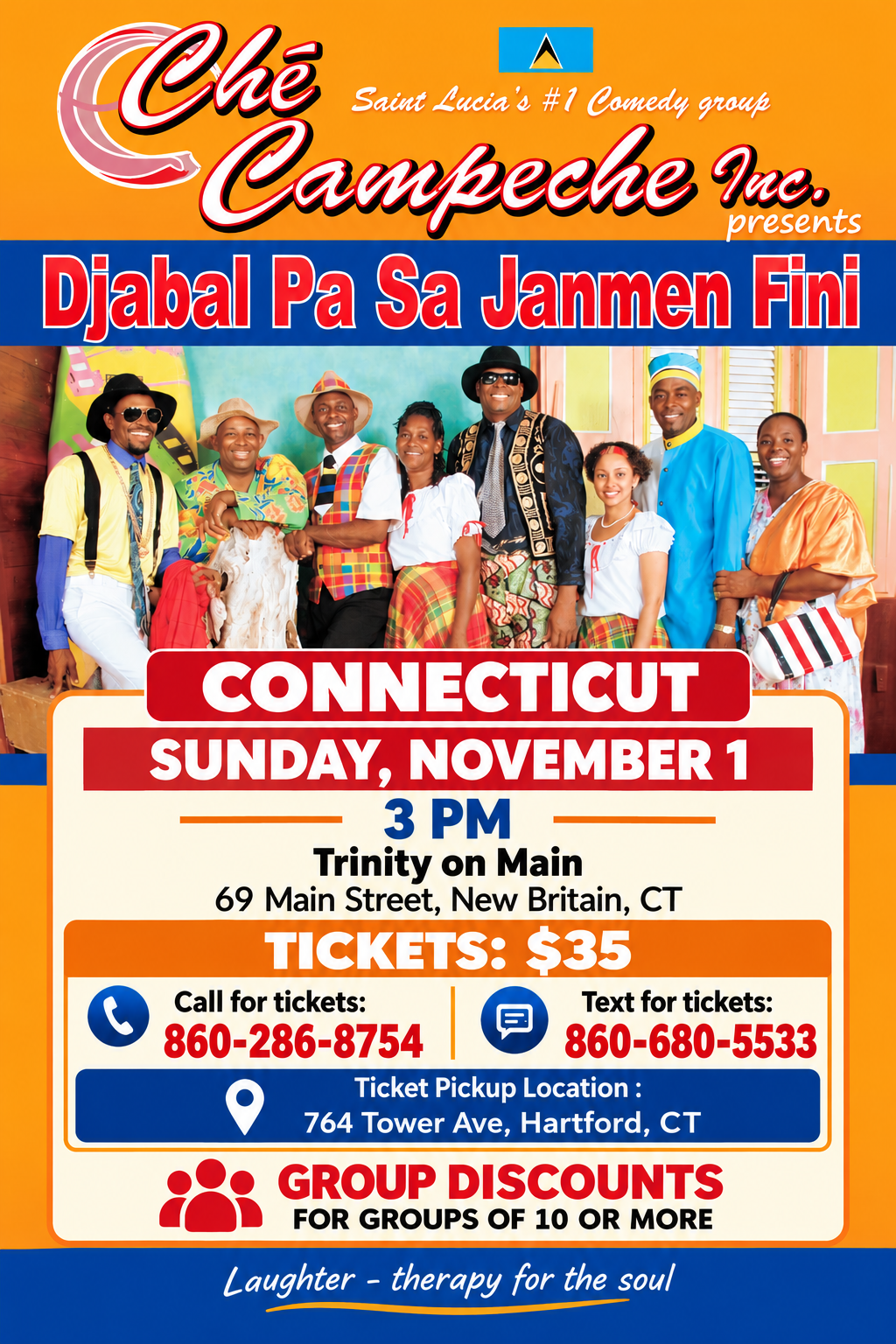 Chè Campeche Inc, presents Djabal Pa Sa Janmen Fini (Problem's never end).