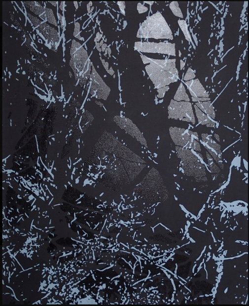   Portal (ii),  2015                                                                                  Acrylic, Gesso &amp; Varnish on canvas, 61 x 51cm. 