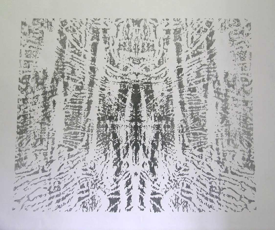  Nature Morte (i), 2007   Graphite on paper, 113 x 132cm  