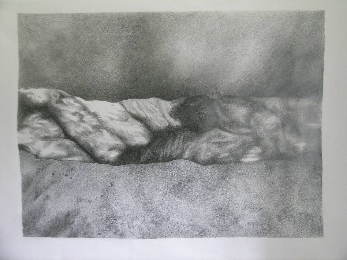  Gullybank, 2007   Graphite on paper,  