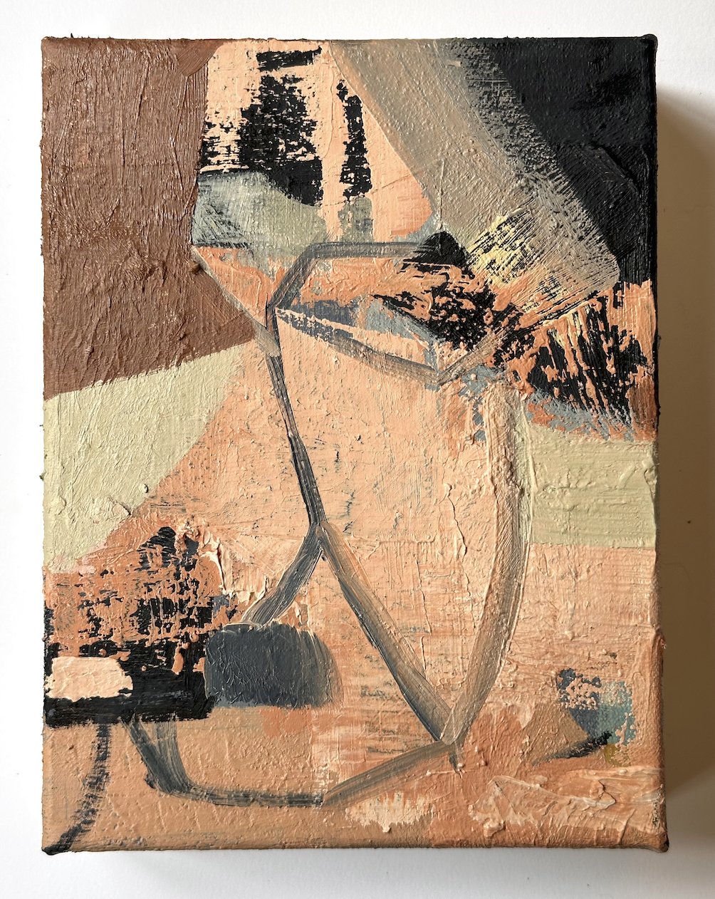 Untitled (ii),
Oil on canvas,
21.0 x 14.8 cm,
2024
