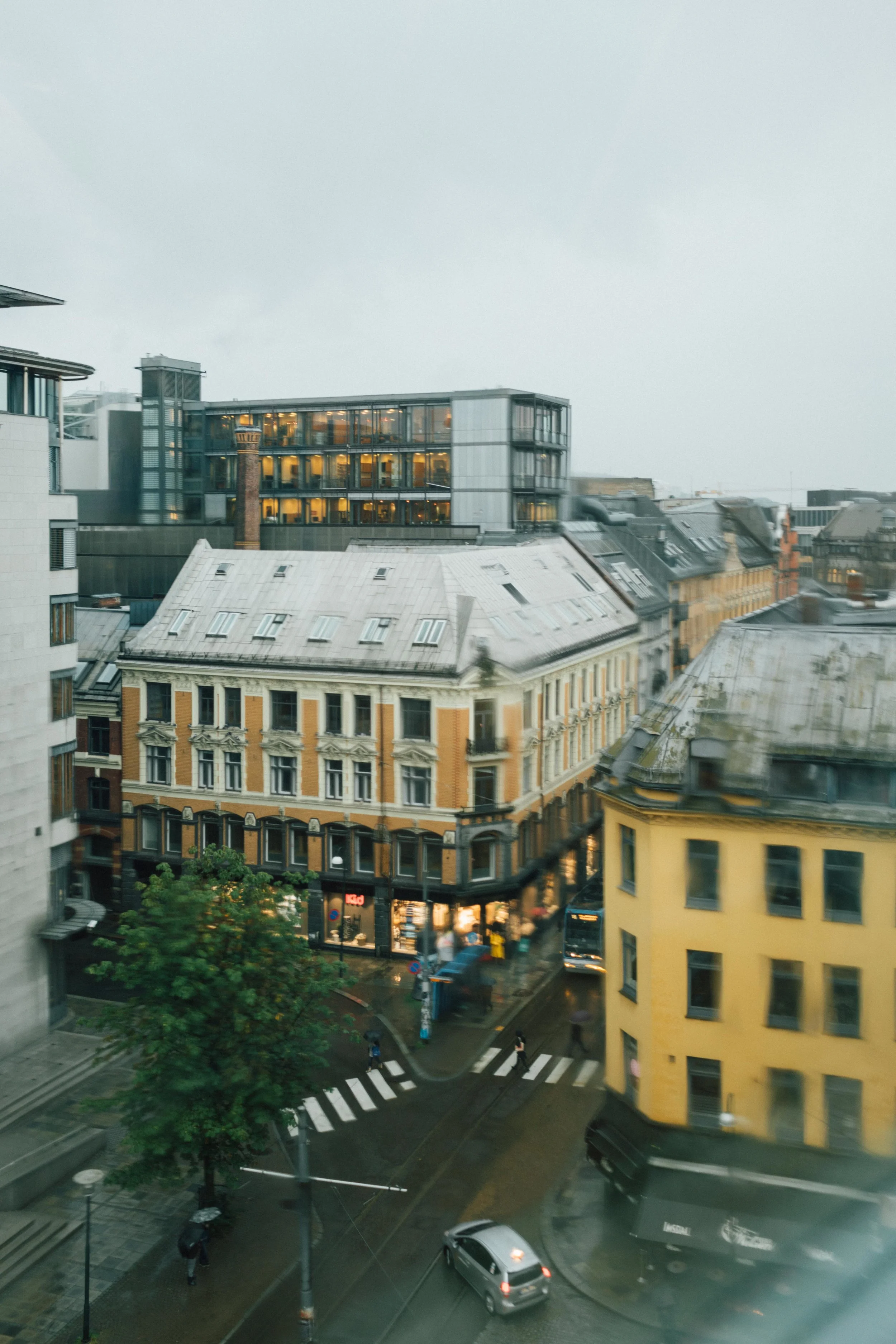 The view from our hotel window