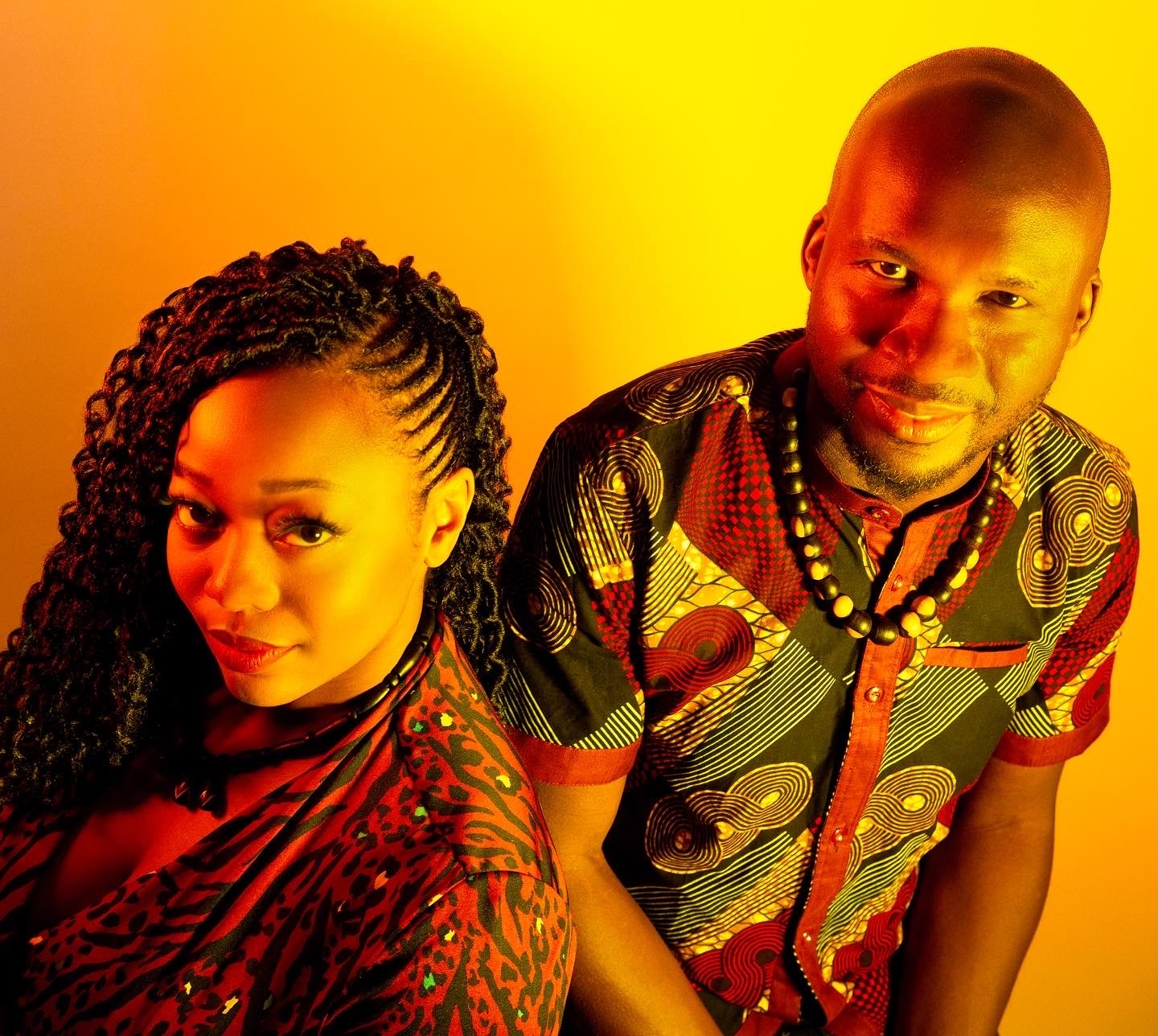 Alicia Olatuja and Michael Olatuja in Studio, 2022