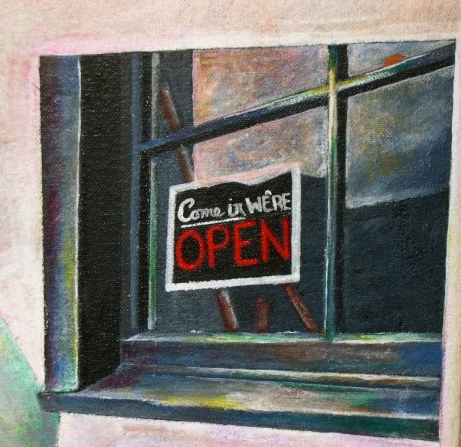 Come in, We're Open: Sarah & Jeff (Detail)