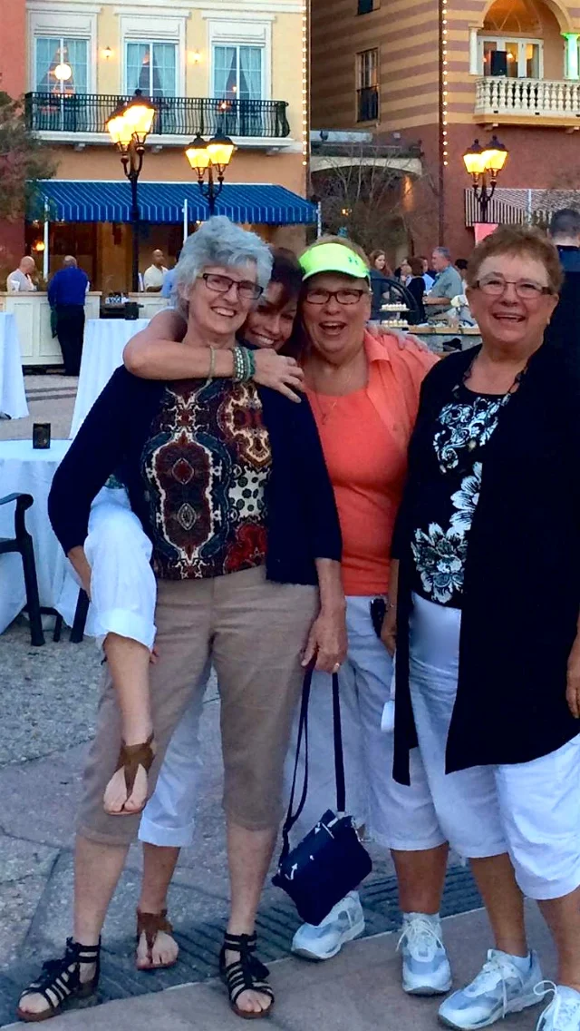 Left to right: (1) Tipsy's Mom no longer with umbilical cord, (2) Tipsy now only with her belly button, (3) "Sassy" life-ballocks miester, and (4) "Marvee" who, at the age of ten with my mom , put my grandma and Jesus on a bicycle.