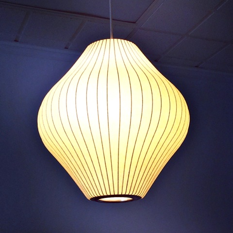 george nelson bubble light, $349