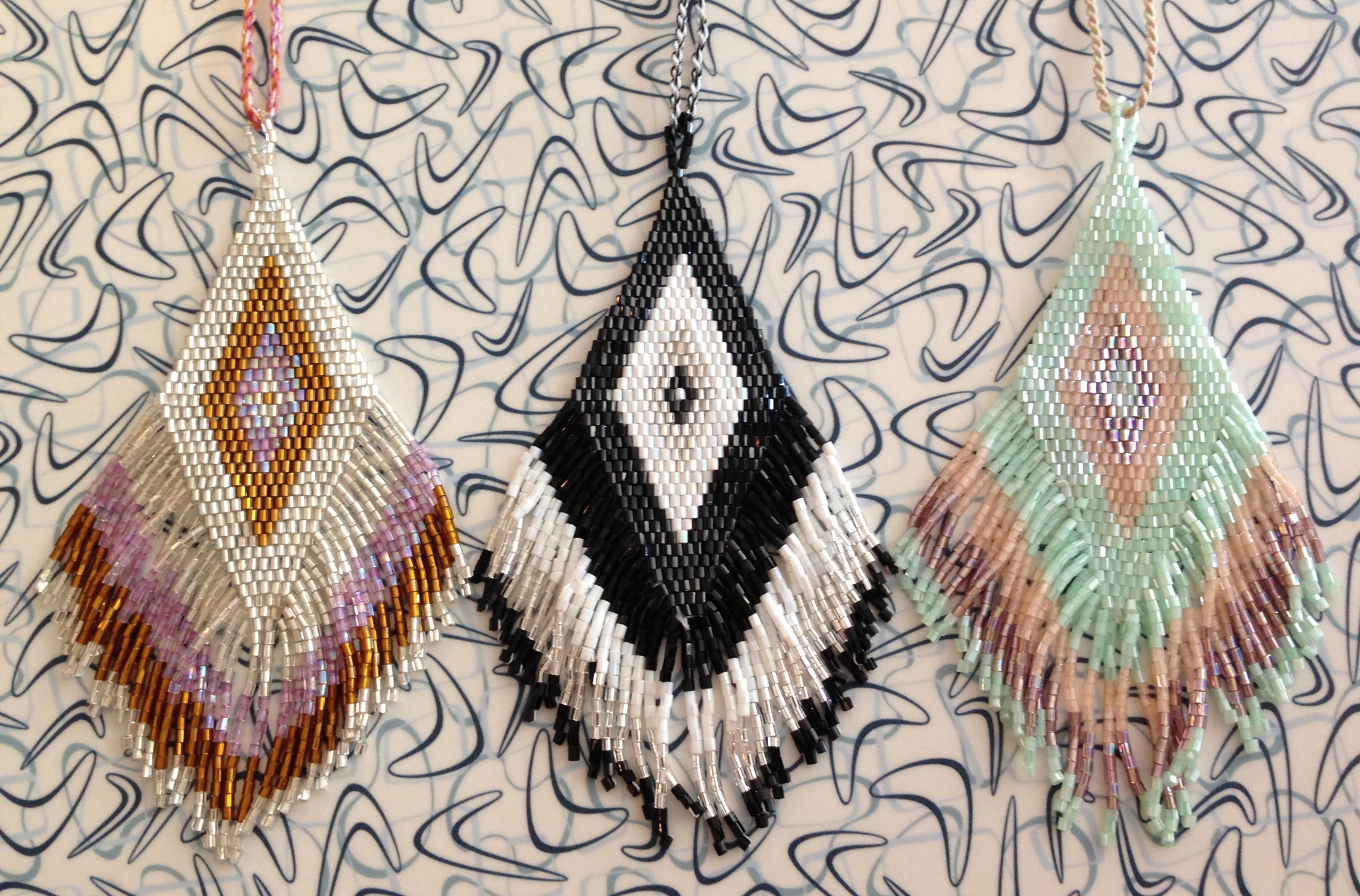 Balinese beaded necklaces, $32