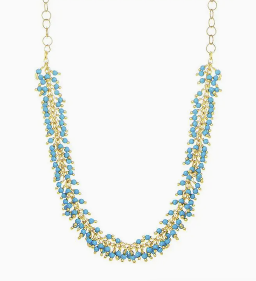 Catherine Weitzman fringe necklace turquoise.png