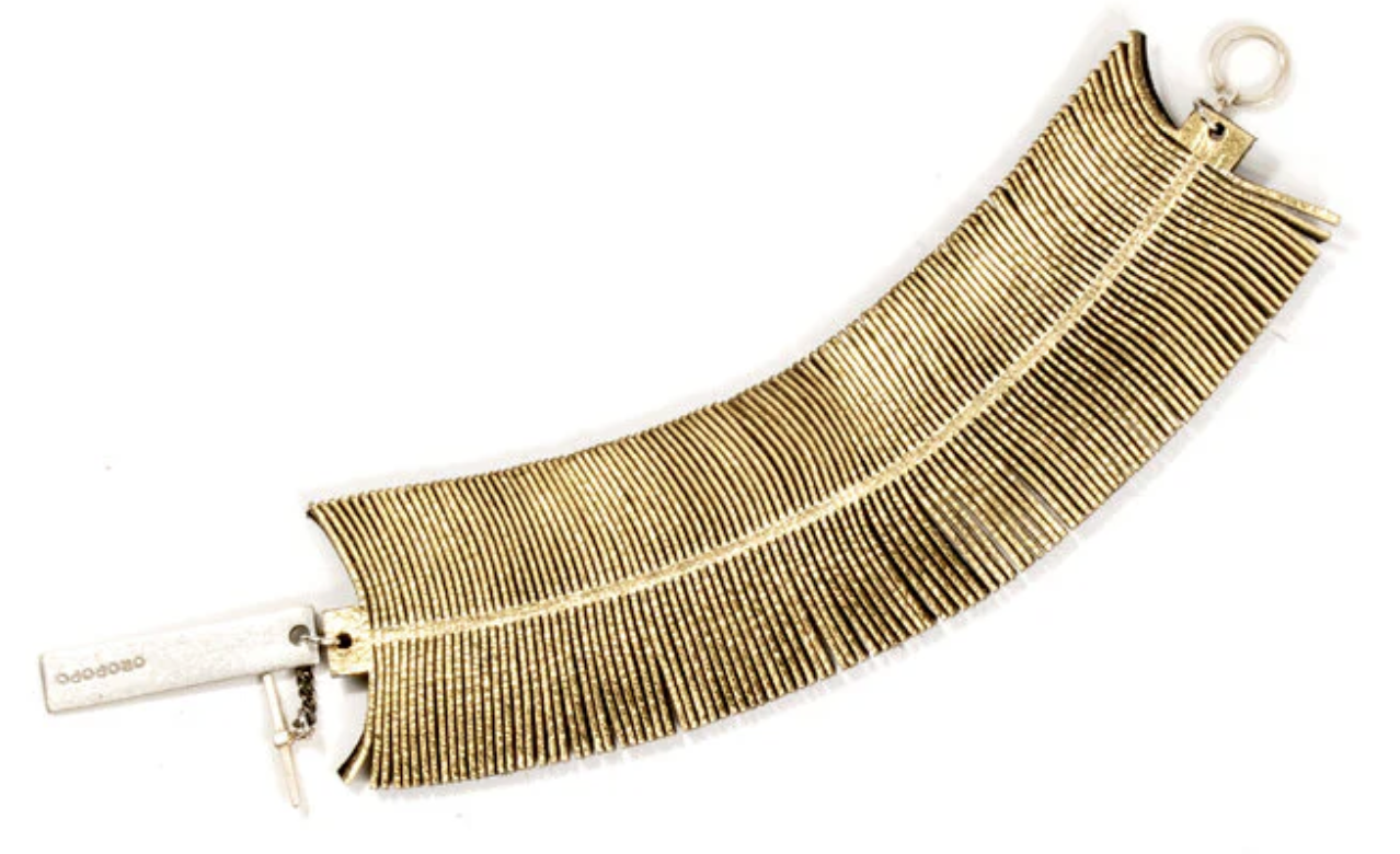 Oropopo Fringe Bracelet gold.png