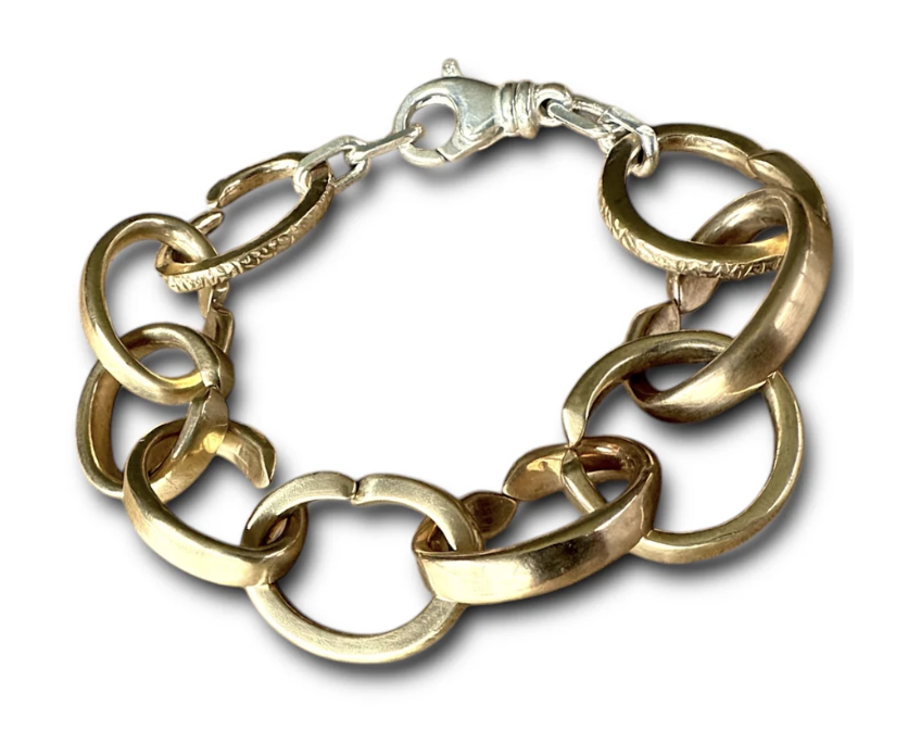 Marla Big Link bracelet bronze.png
