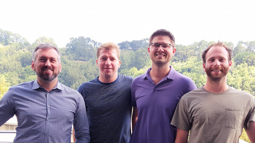 The Sepion Technologies team: Brett Helms, Kenny Boblak, Peter Frischmann, and Jon-Michael Alessandro 