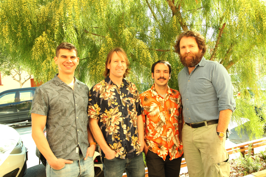 Cofounders Vince Romanin, Ph.D., Pete Lynn, Adrien Benusiglio, Ph.D., and Saul Griffith, Ph.D.