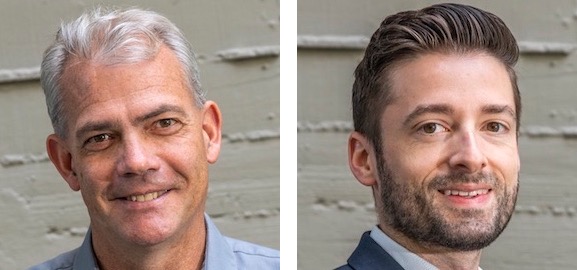 Tom Boussie (left) and Robert Ethier