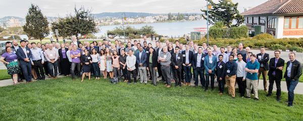 Cyclotron Road staff, presenters, and guests after Activate 2018
