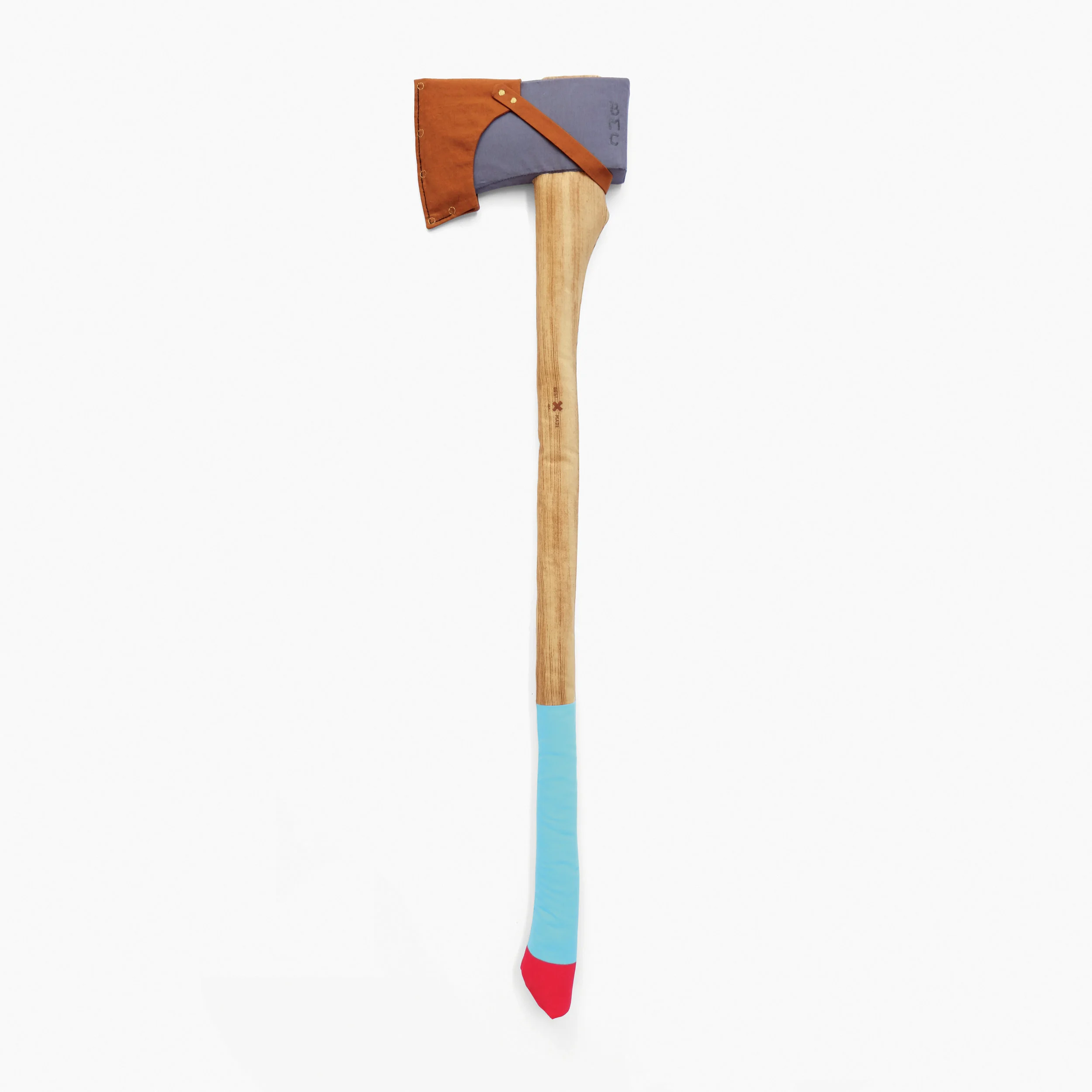 Gather ’Round the Campfire American Felling Axe in Flashman from Best Made Company Hardwood dowel, fiberfill, felt, cotton cloth, embroidery floss 35 × 7.5 × 1.5 in 2015