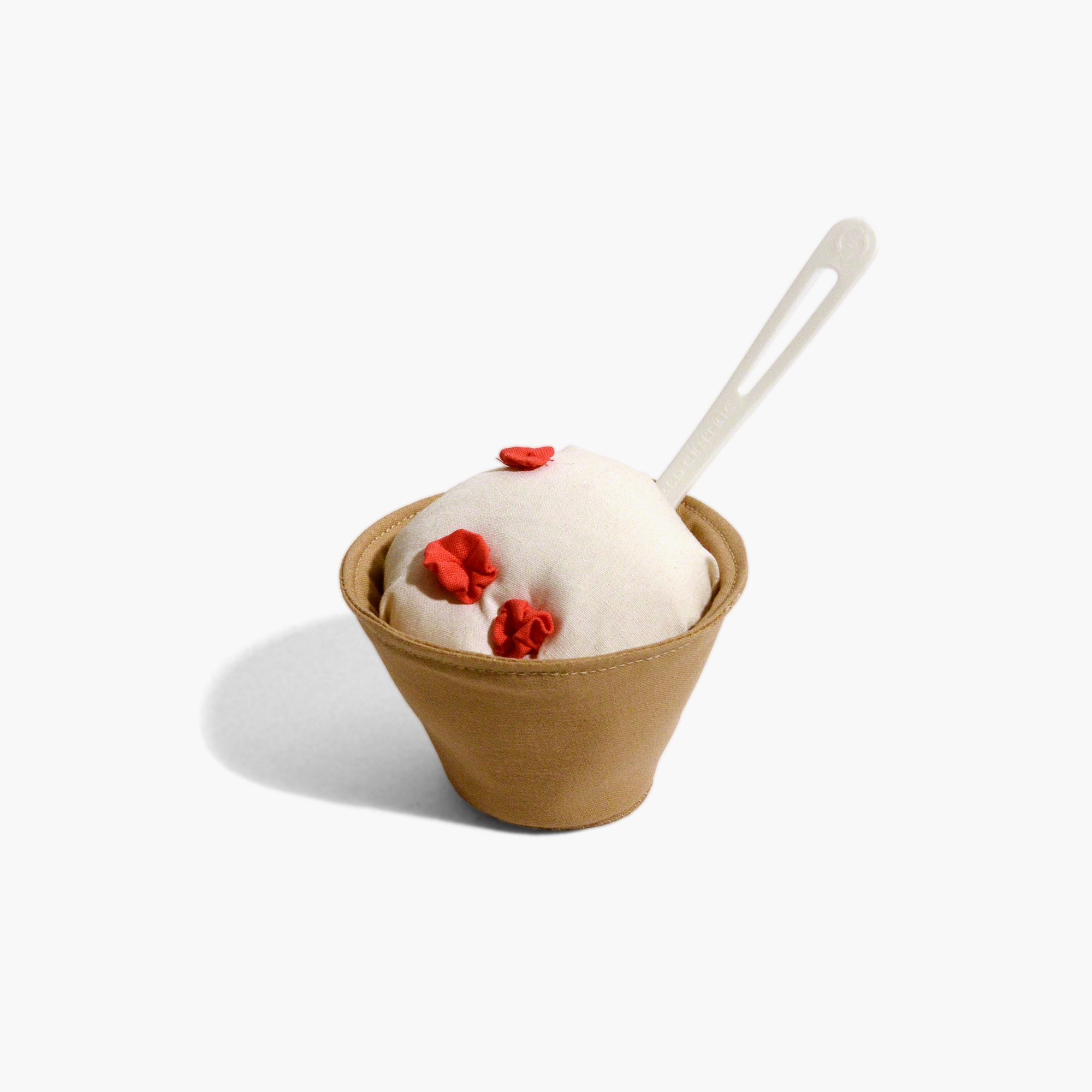 Seasonally Available Red Currant from Van Leeuwen Artisan Ice Cream Fiberfill, felt, cotton cloth 5 x 6 x 3.5 in 2012