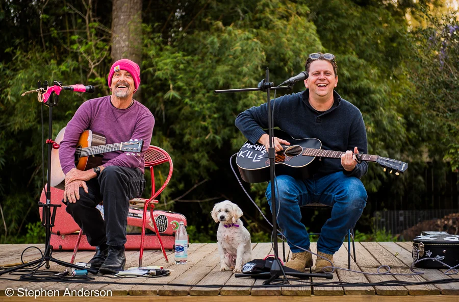 Abe Partridge and Grant Peeples at the Greenhouse on Porter