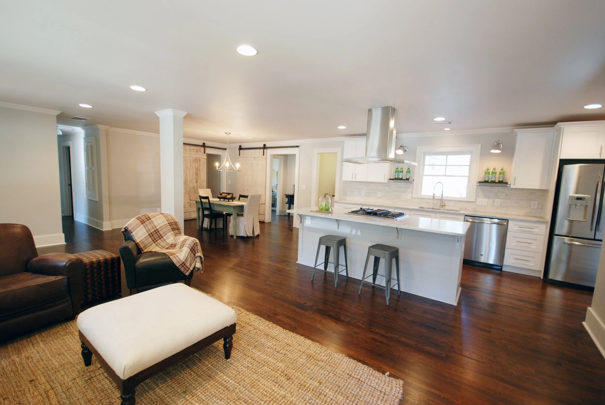 Open concept living area